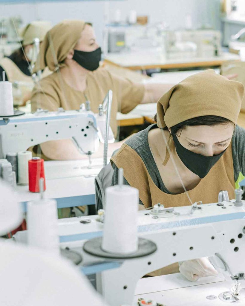 Woman Working In Apparel Industry